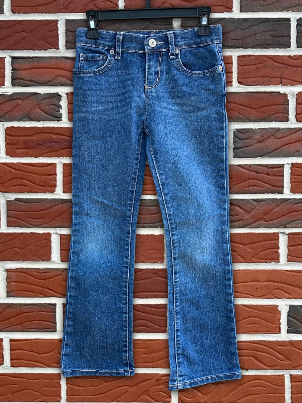 The Children’s Place Girls Bootcut Jeans l 6X/7 Medium Wash Stretch Denim Pants